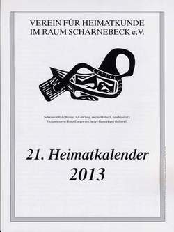 Deckblatt des Heimatkalenders 2013